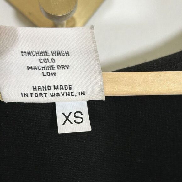 Hand Jive Maxi Dress Size XS Artsy Art to Wear Print Asymmetric Hem Boho Hippie - Picture 5 of 9